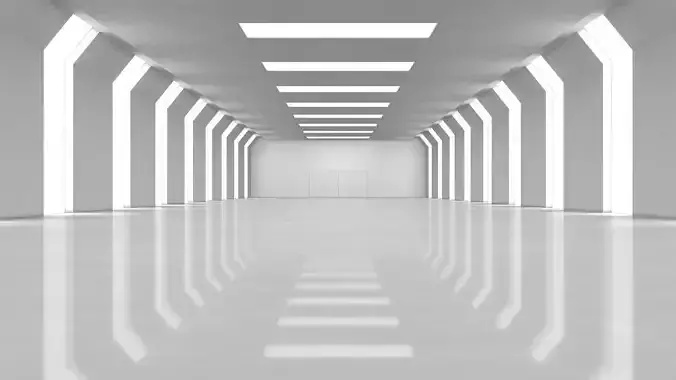 Sci Fi Warehouse 3D model Sci Fi Warehouse 3D model