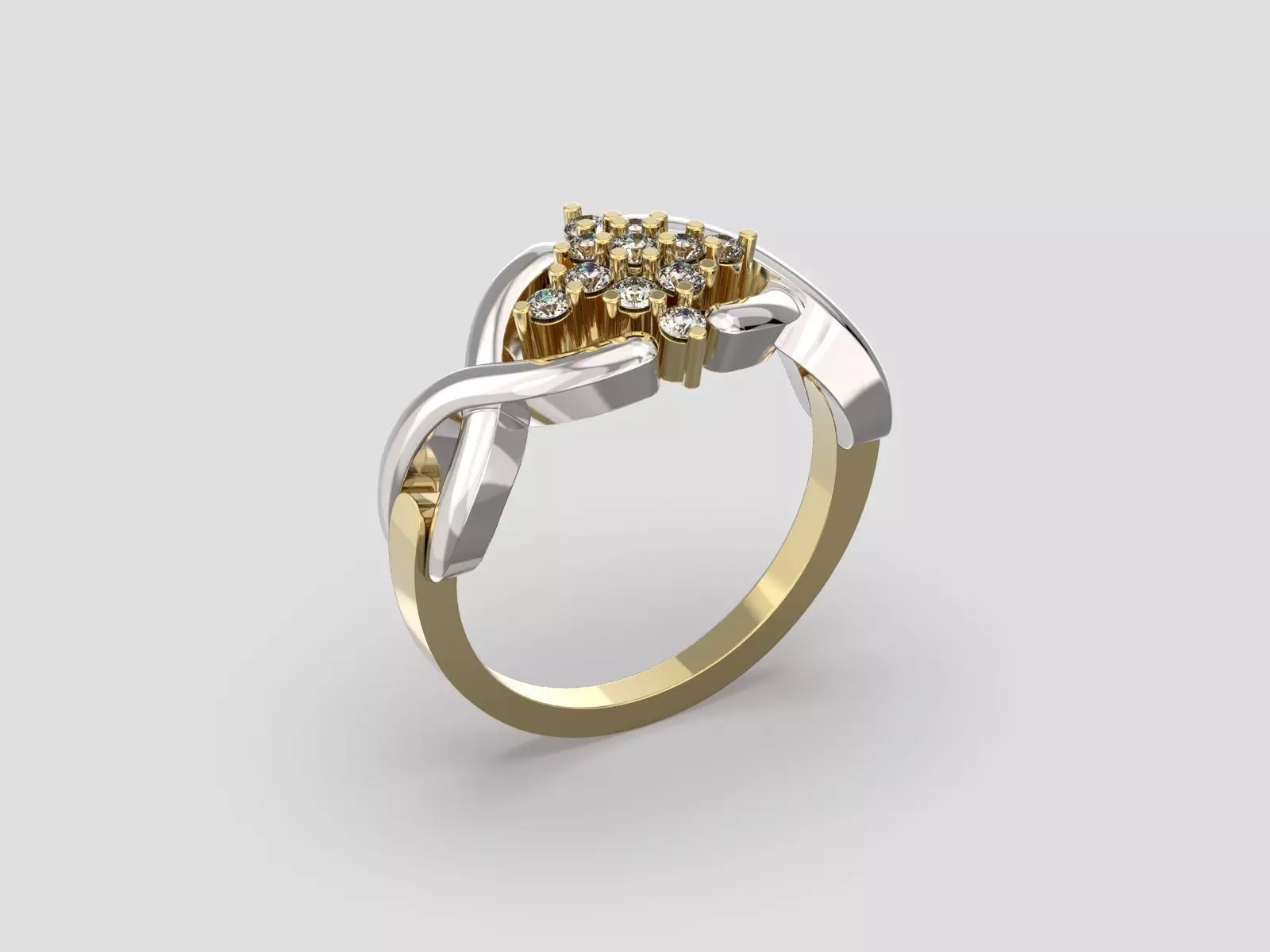 R 007 ring 3D print model
