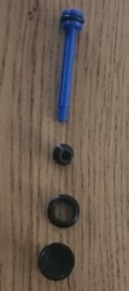 Fluid piston with nut head 3D print model_5