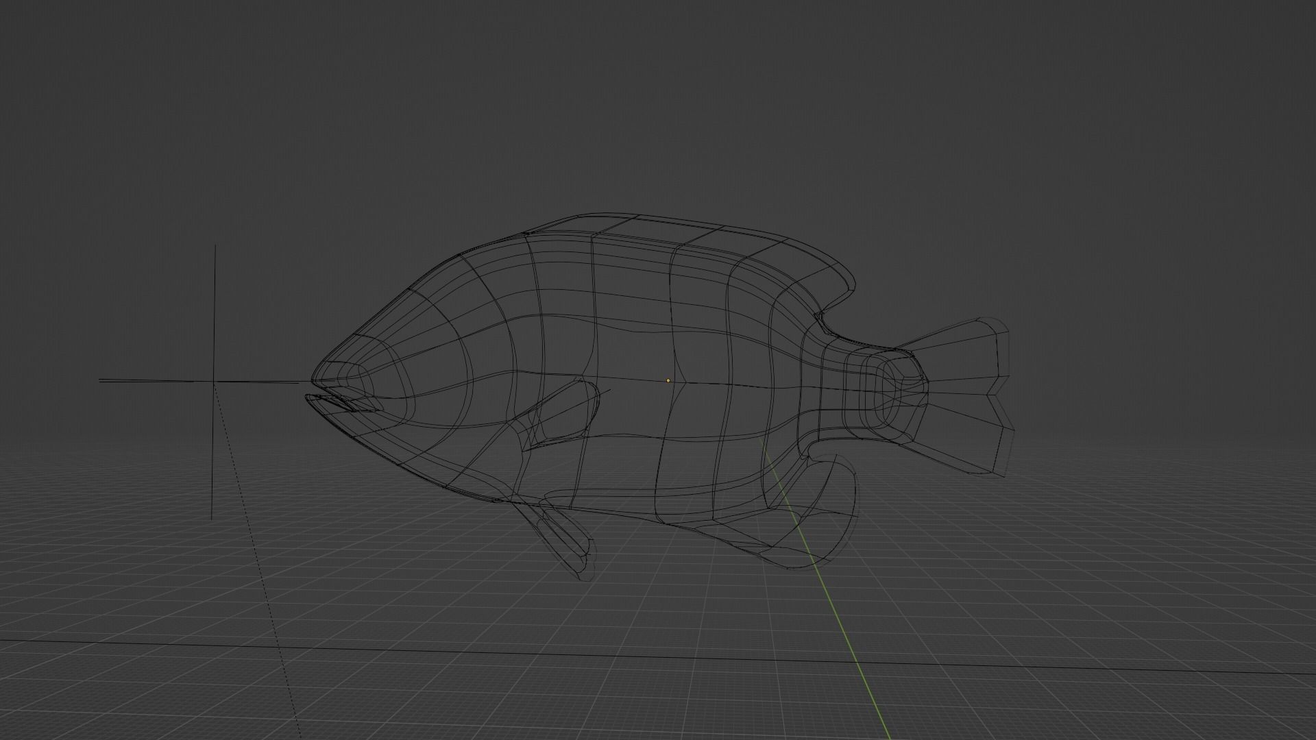 Sunfish Low Poly 3D model with Blender FREE Free 3D model_7