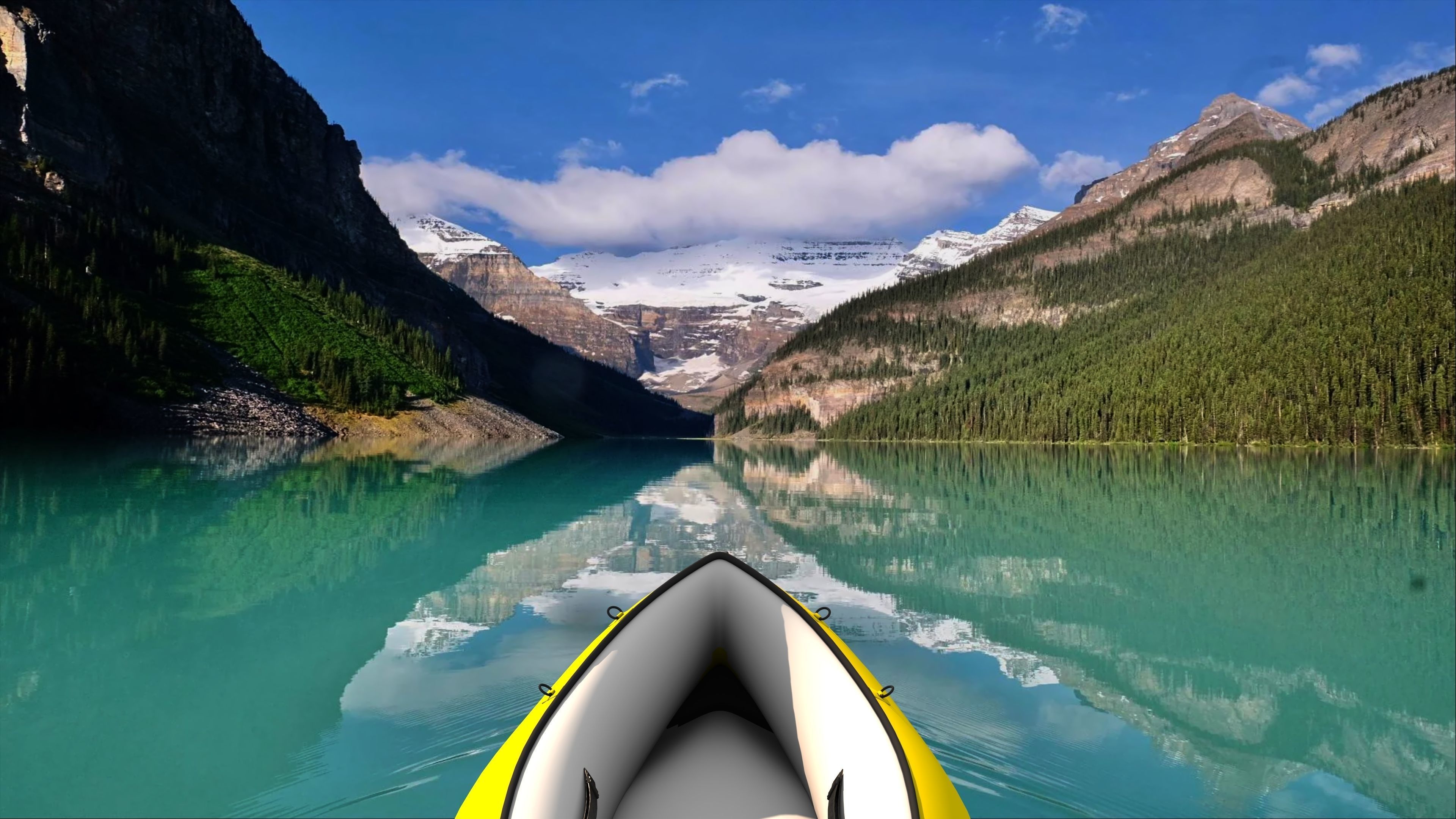 Tandem Canoe 4K 3D model_3