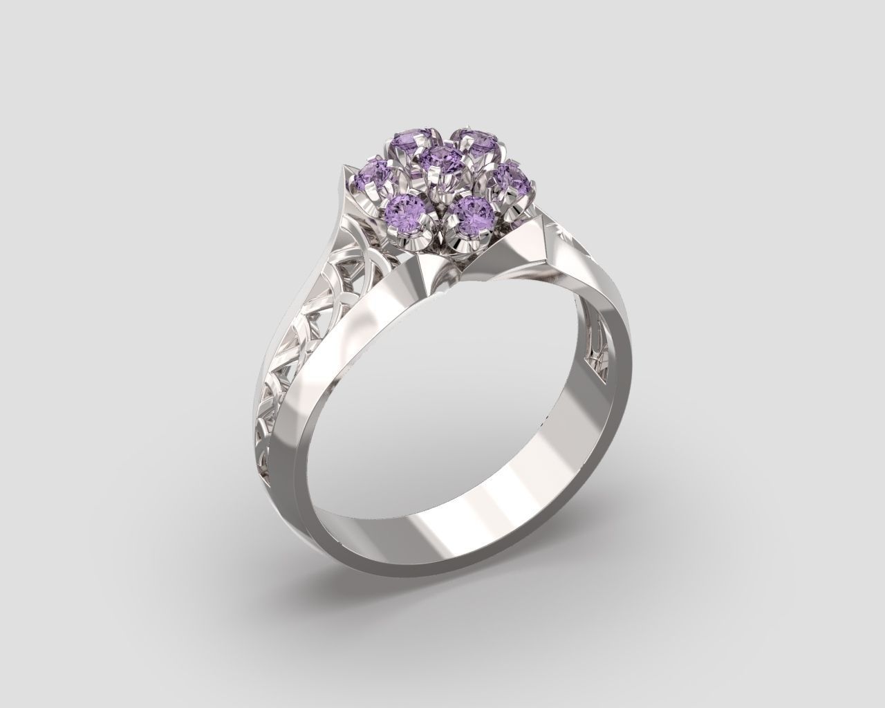 R 008 ring 3D print model_11