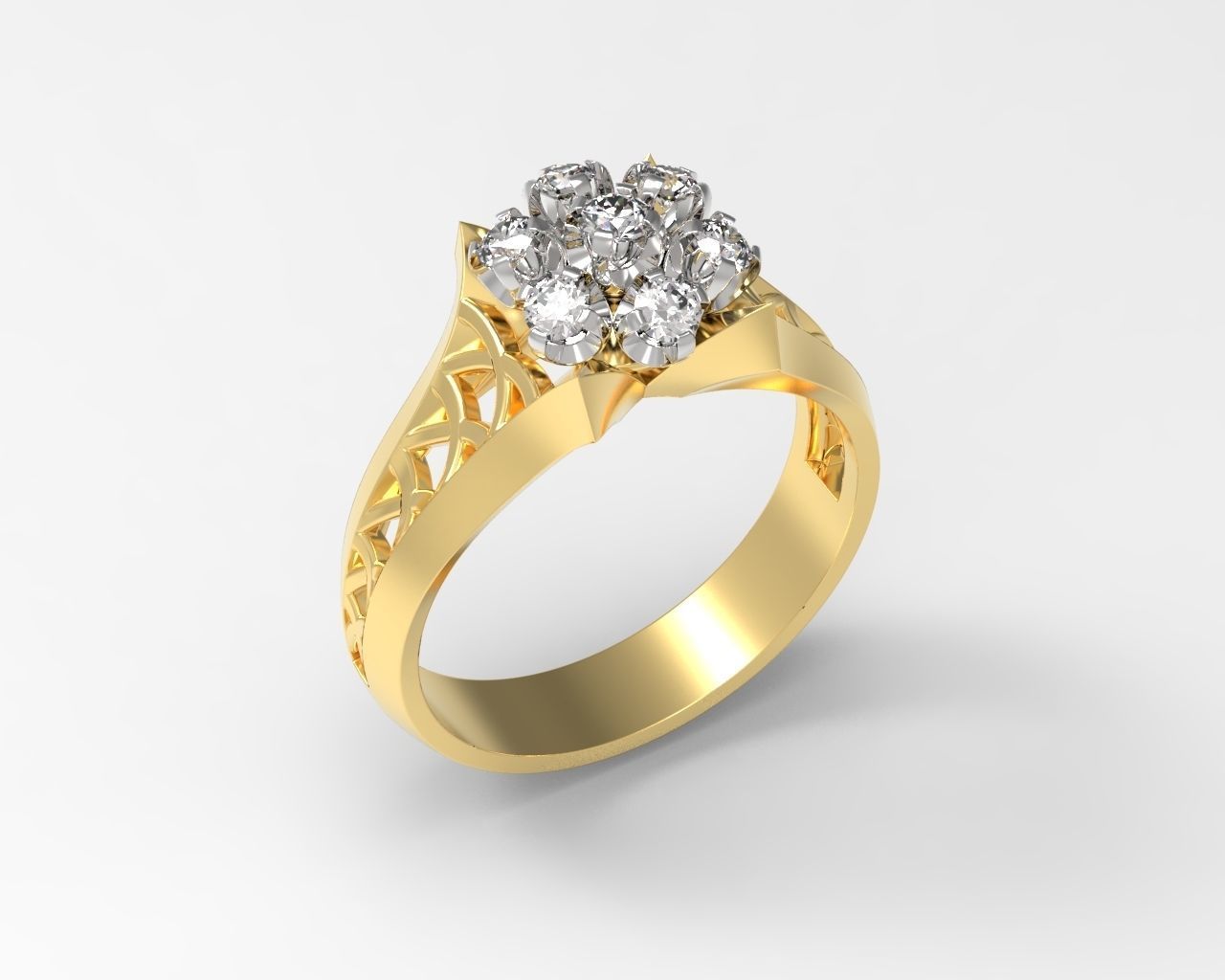 R 008 ring 3D print model_1