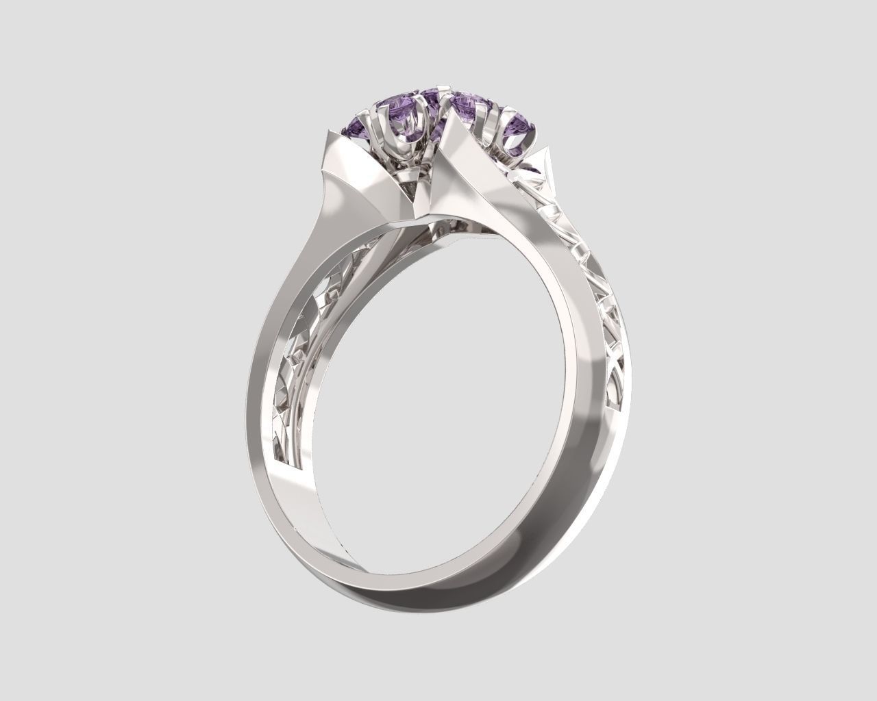 R 008 ring 3D print model_3