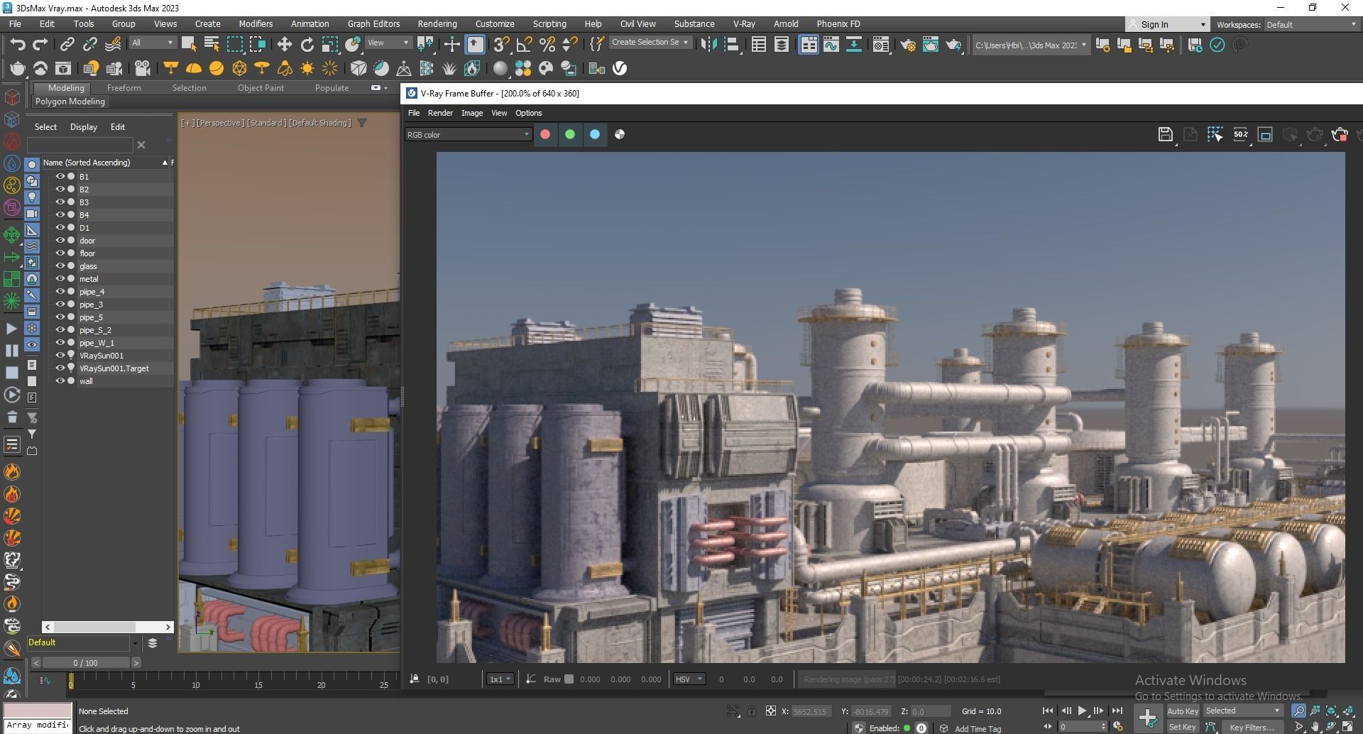 Four Sci-fi Factory 3D Model Collection_12
