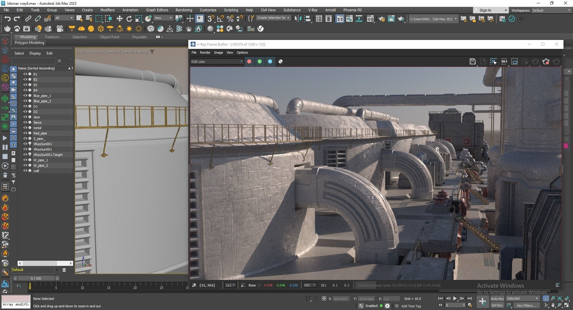 Four Sci-fi Factory 3D Model Collection_20