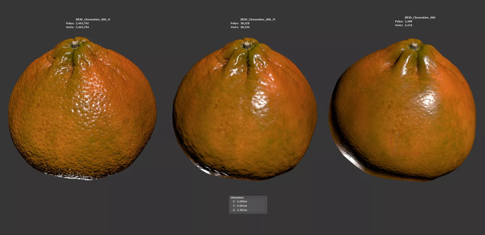 Clementine 3D model_5