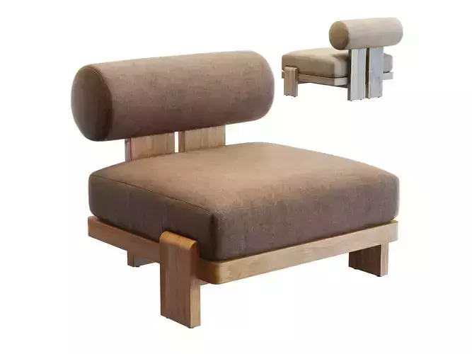 Restoration Hardware Vigo Armchair 3D model
