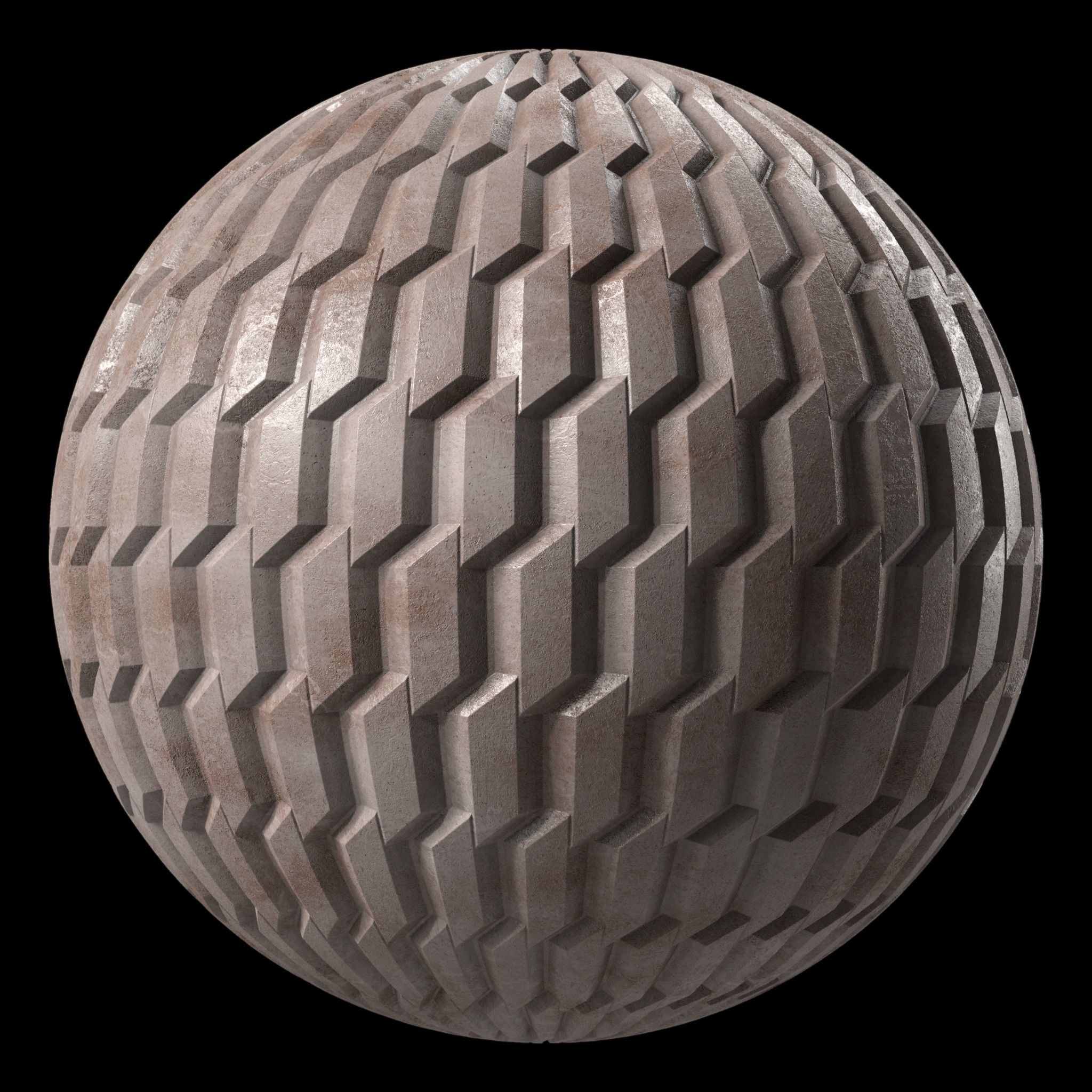 Stone Wall Materials 98- Decorative Pattern - Pbr 4k Seamless Texture_1