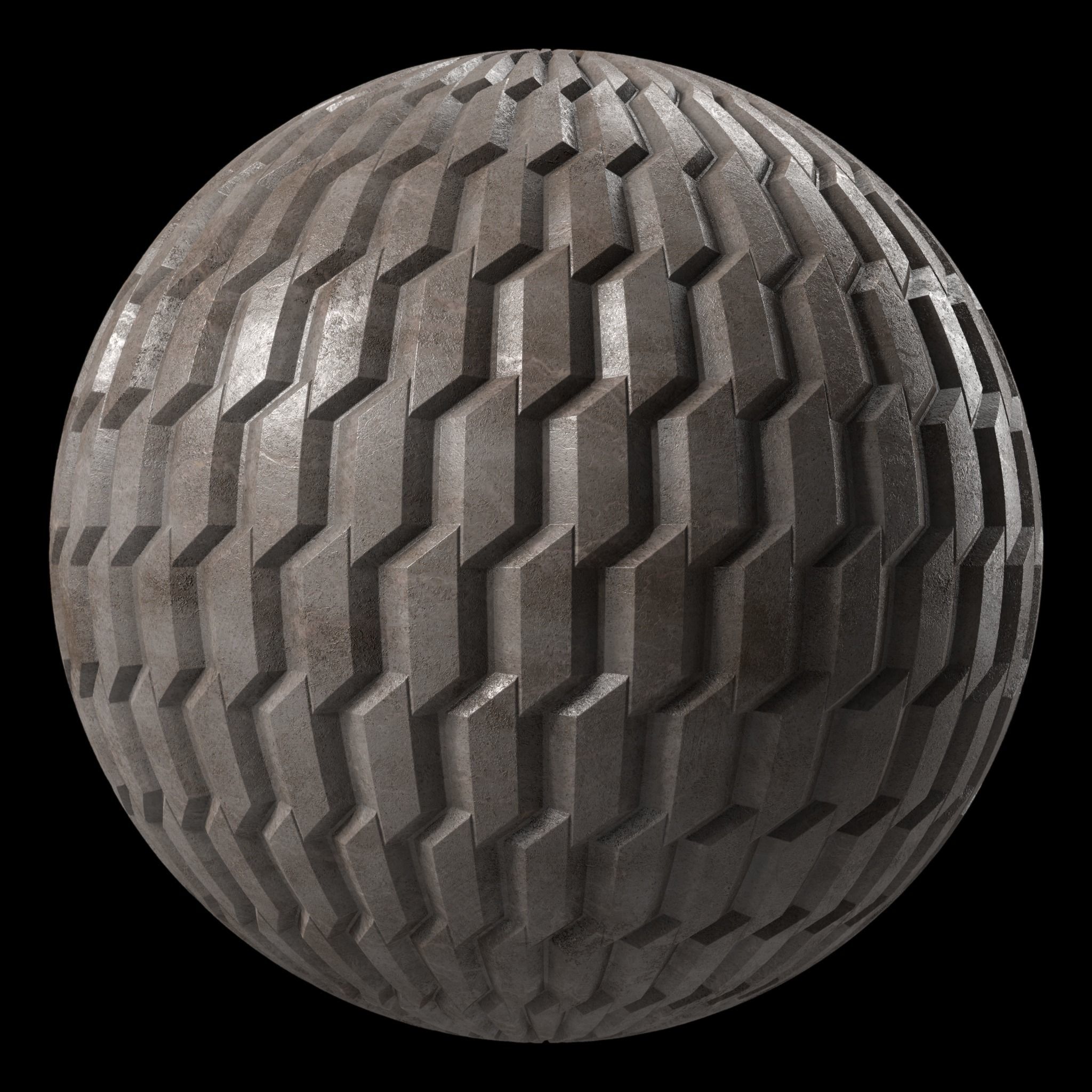 Stone Wall Materials 98- Decorative Pattern - Pbr 4k Seamless Texture_6