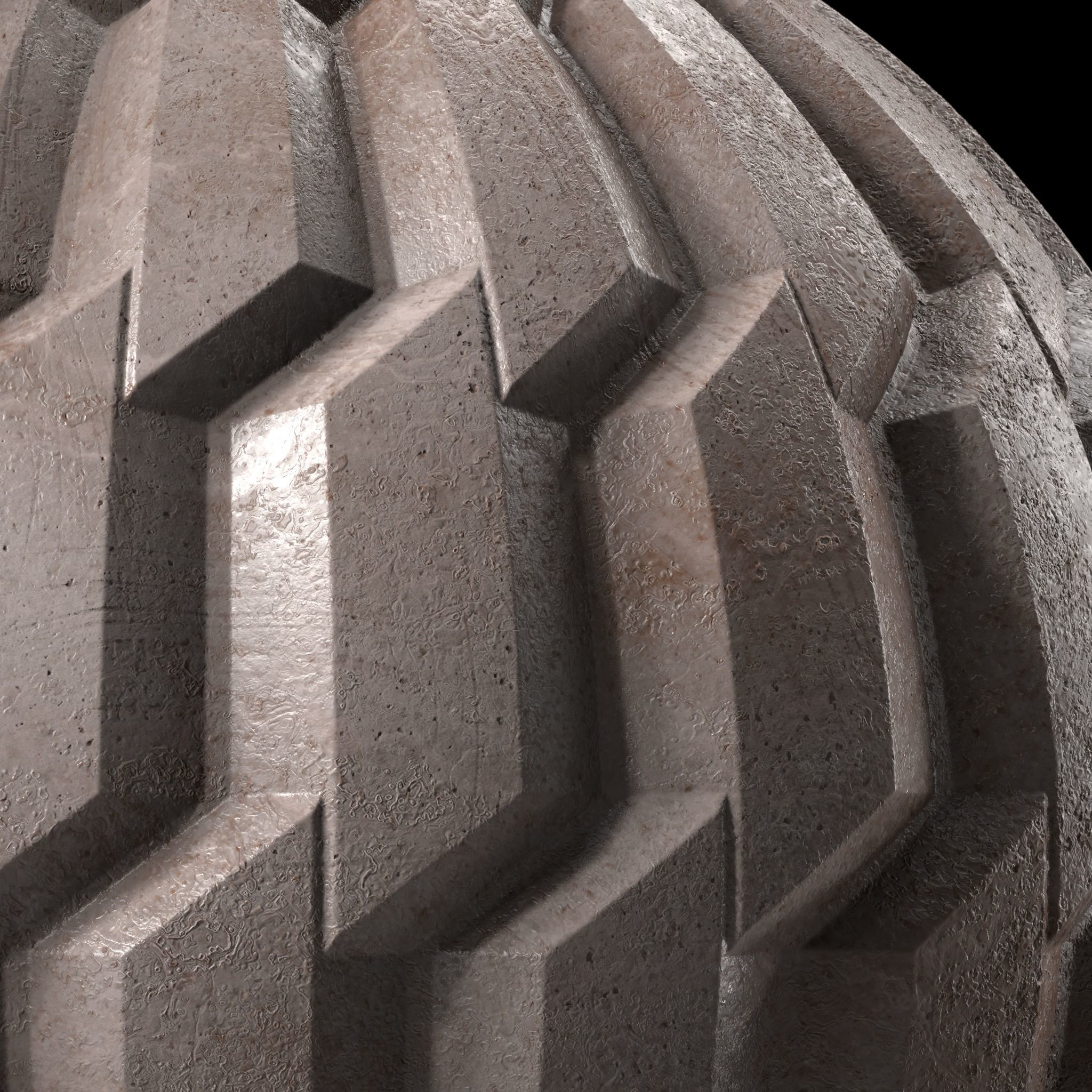 Stone Wall Materials 98- Decorative Pattern - Pbr 4k Seamless Texture_2