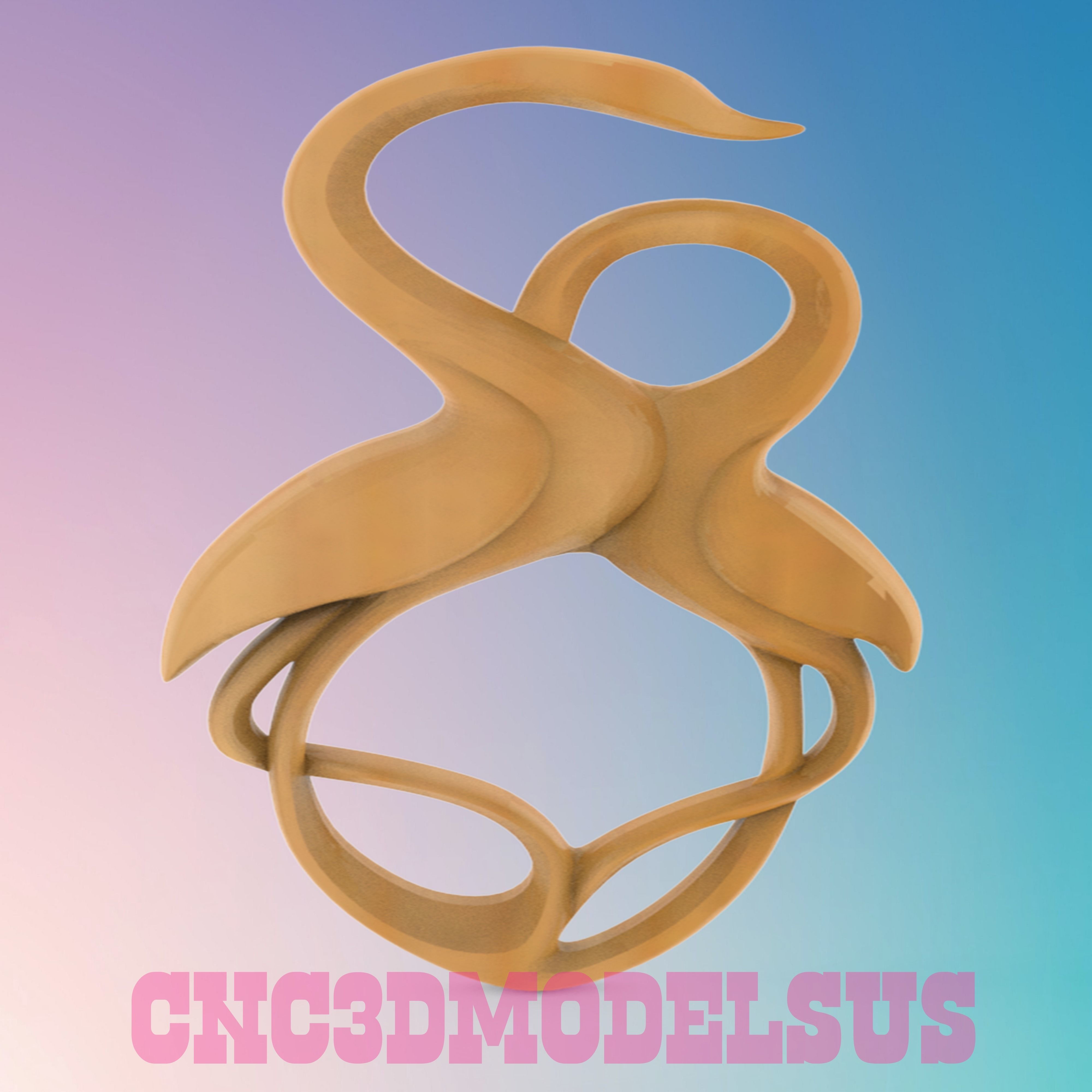 Crane bird 3D MODEL STL FILE FOR CNC ROUTER LASER 3D print model_2