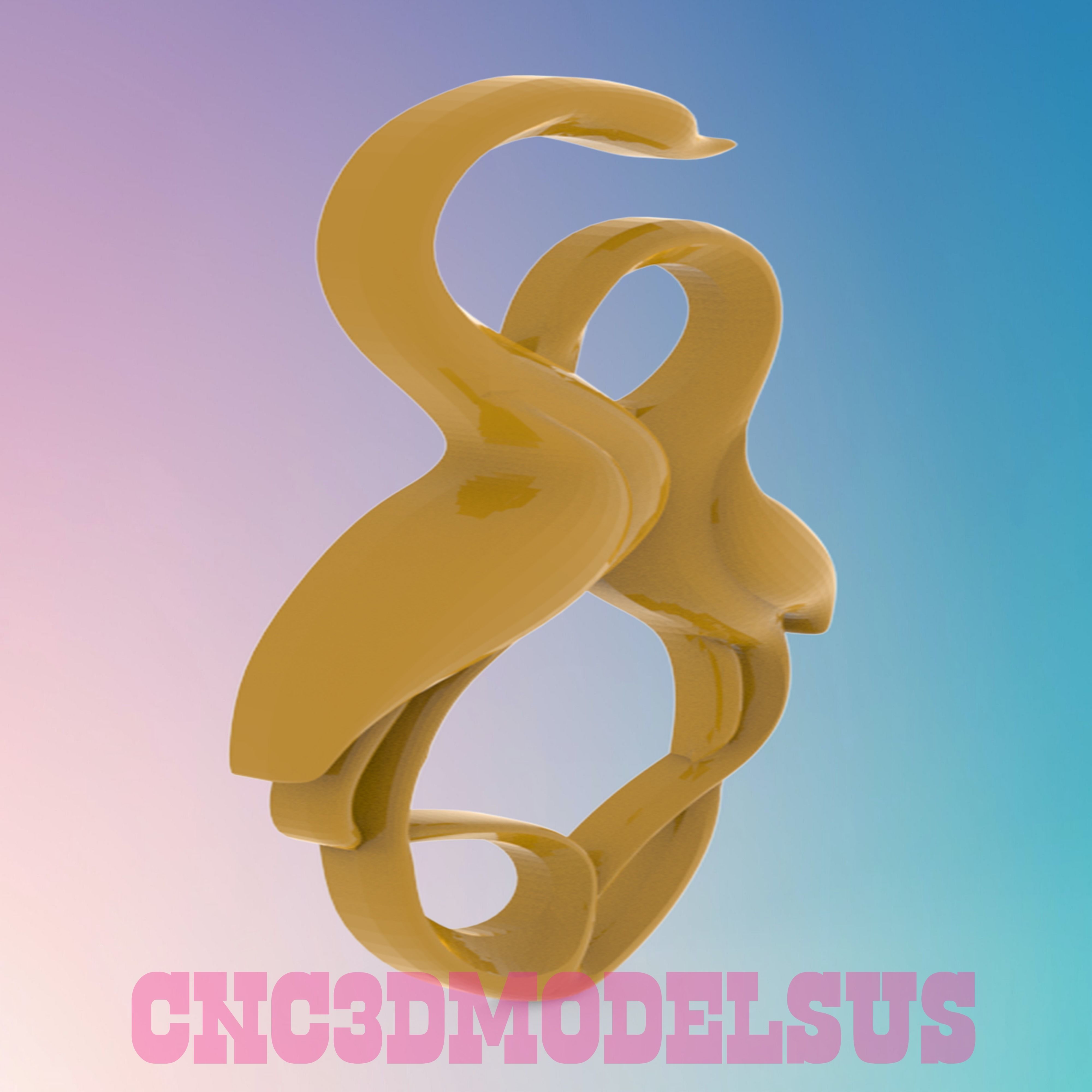 Crane bird 3D MODEL STL FILE FOR CNC ROUTER LASER 3D print model_1