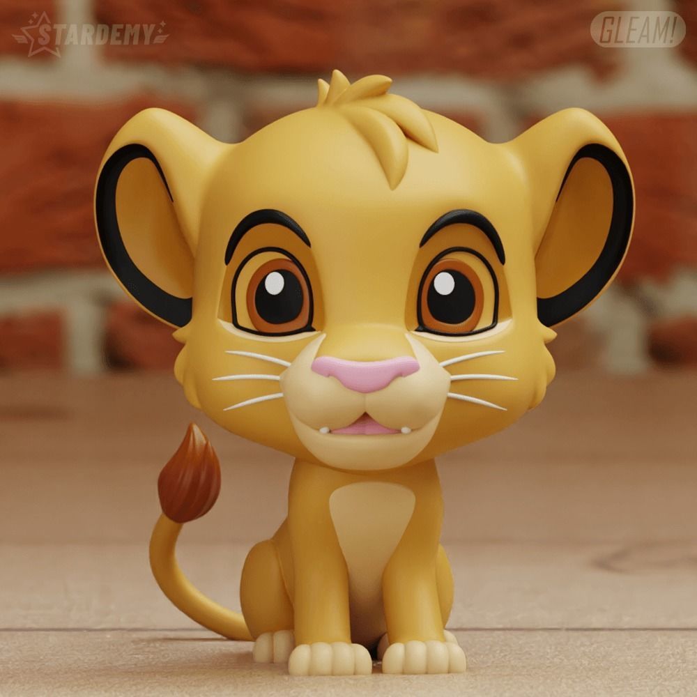 Simba Young Liong King Chibi Cute 3D print model_3