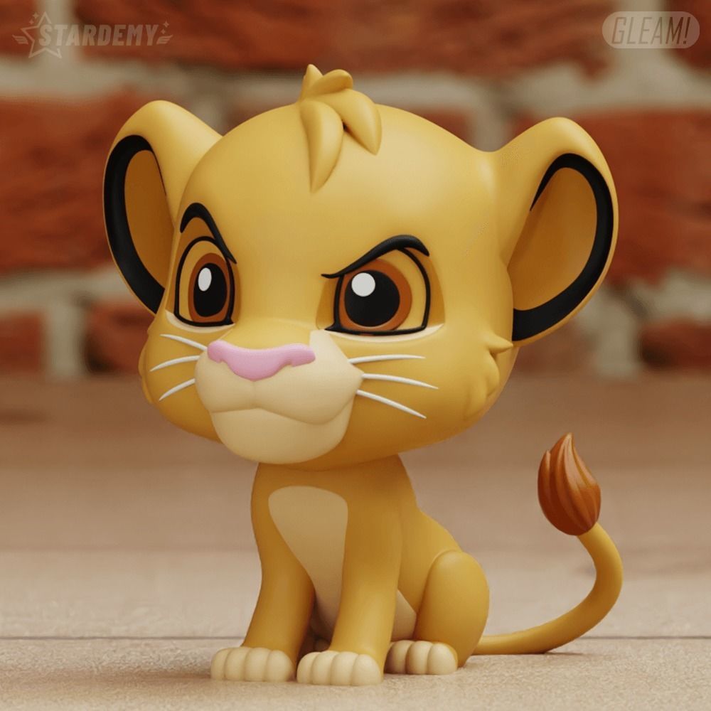 Simba Young Liong King Chibi Cute 3D print model_6