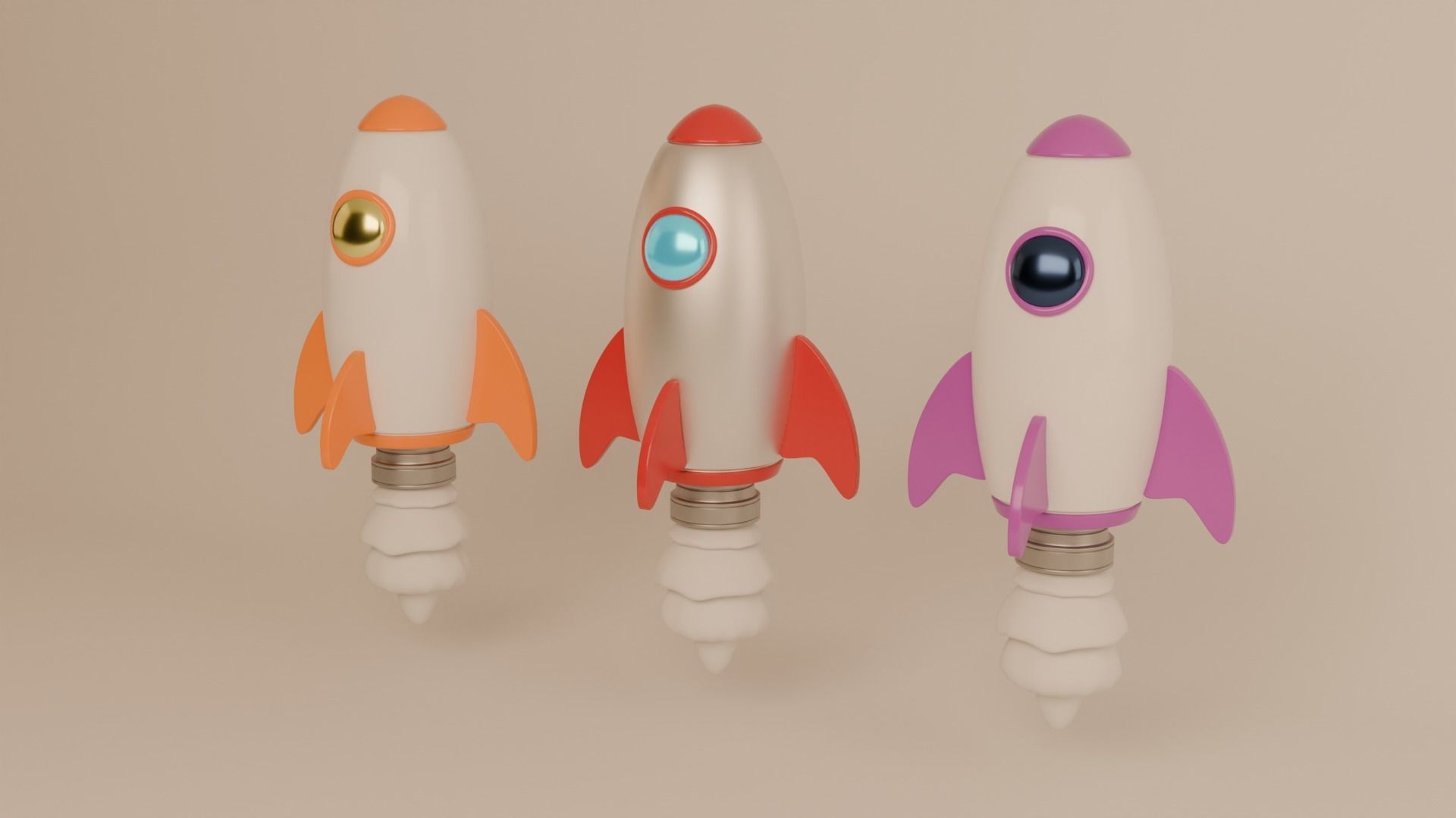 Rocketship 3D model | CGTrader