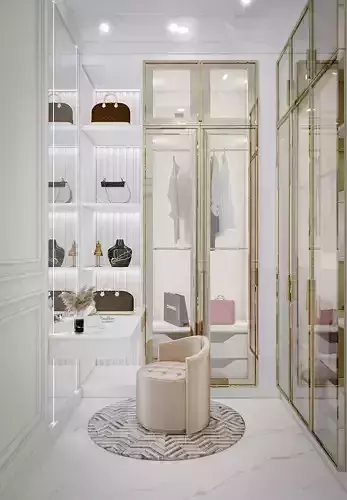 Wardobe area interior design