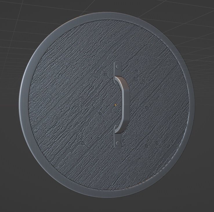 Iron Shield - Skyrim Free 3D print model_4