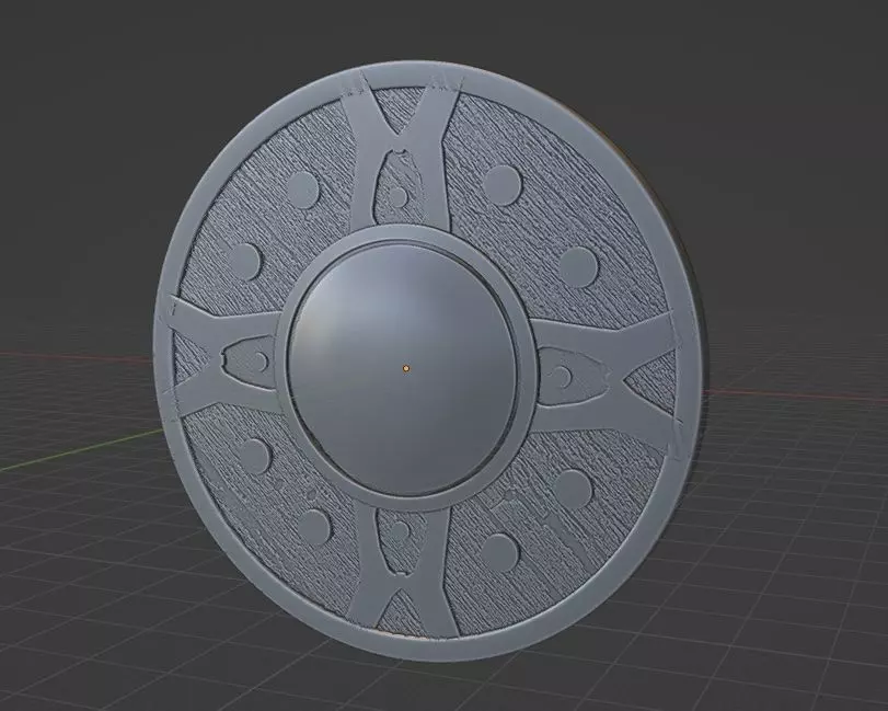 Iron Shield - Skyrim Free 3D print model_0