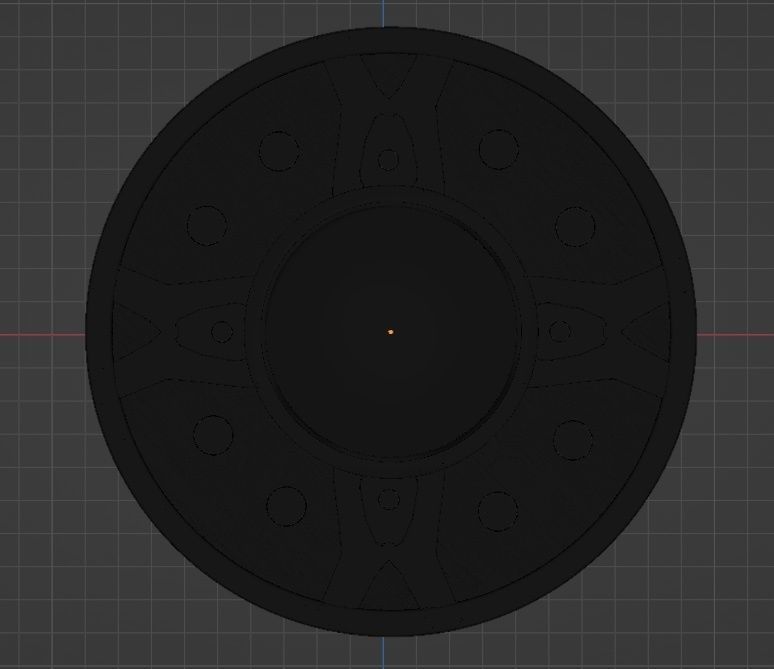 Iron Shield - Skyrim Free 3D print model_6