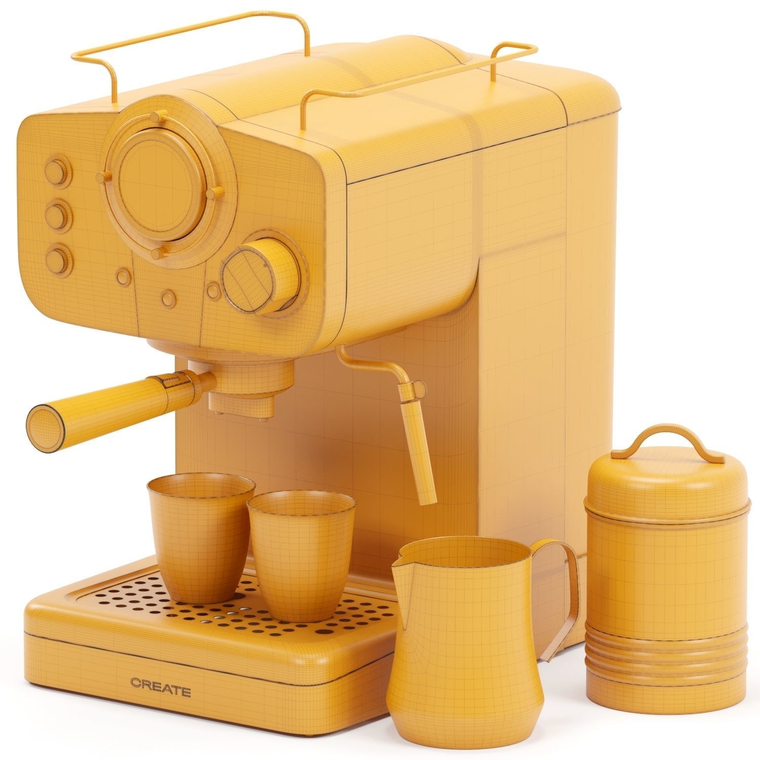 CREATE espresso coffee machine 3D model_7