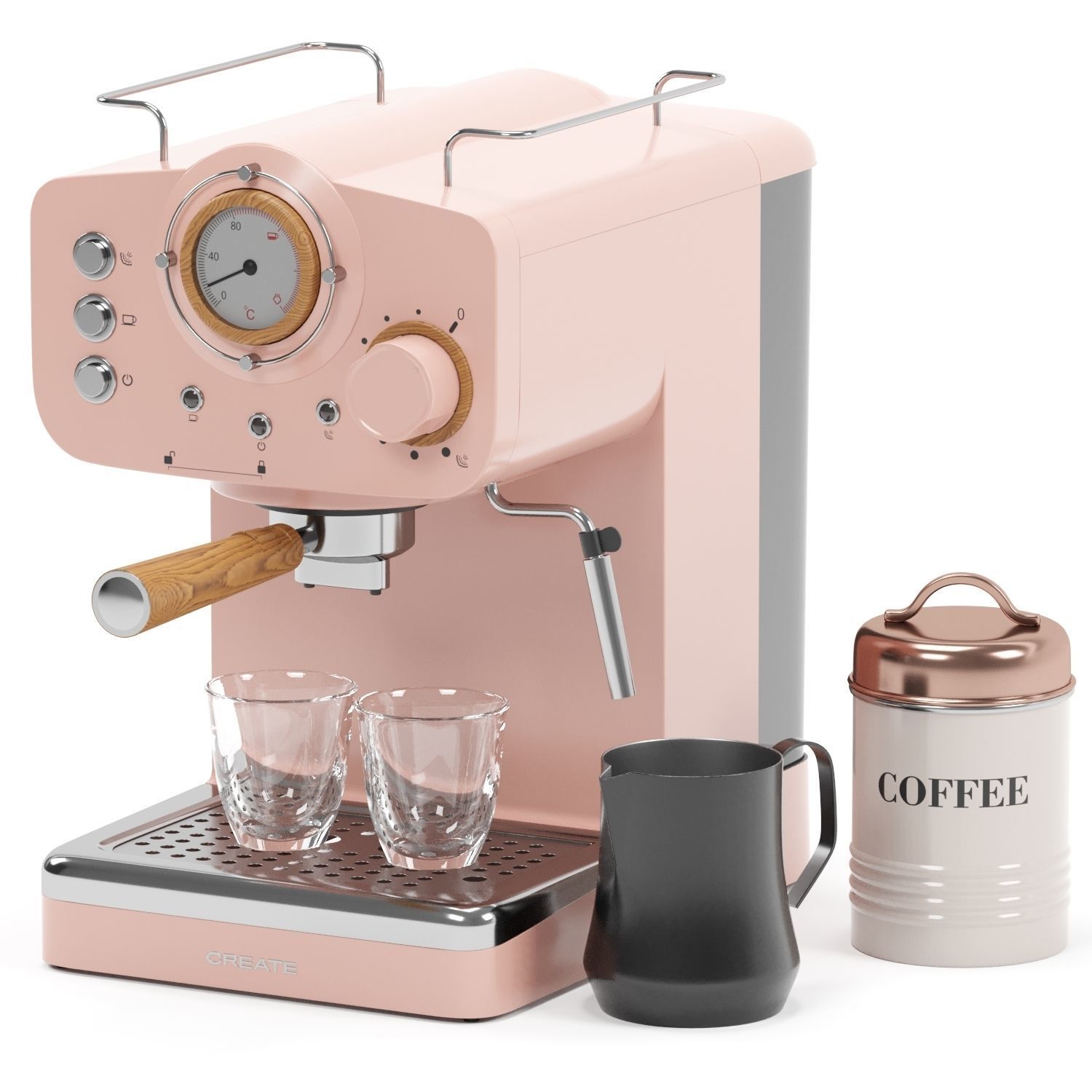 CREATE espresso coffee machine 3D model_6