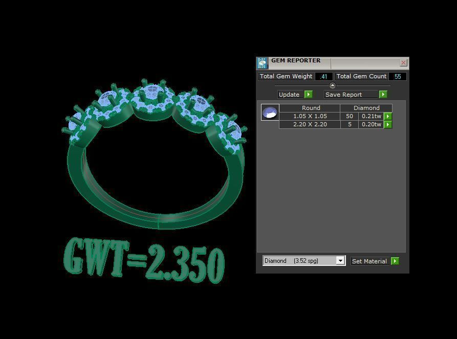 FASION RING  3D model_2