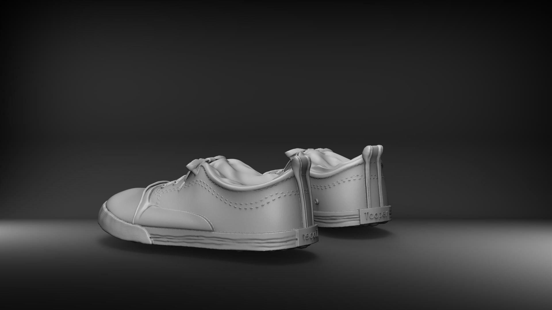 Topper canvas sneakers- Print Model 3D 3D print model_16