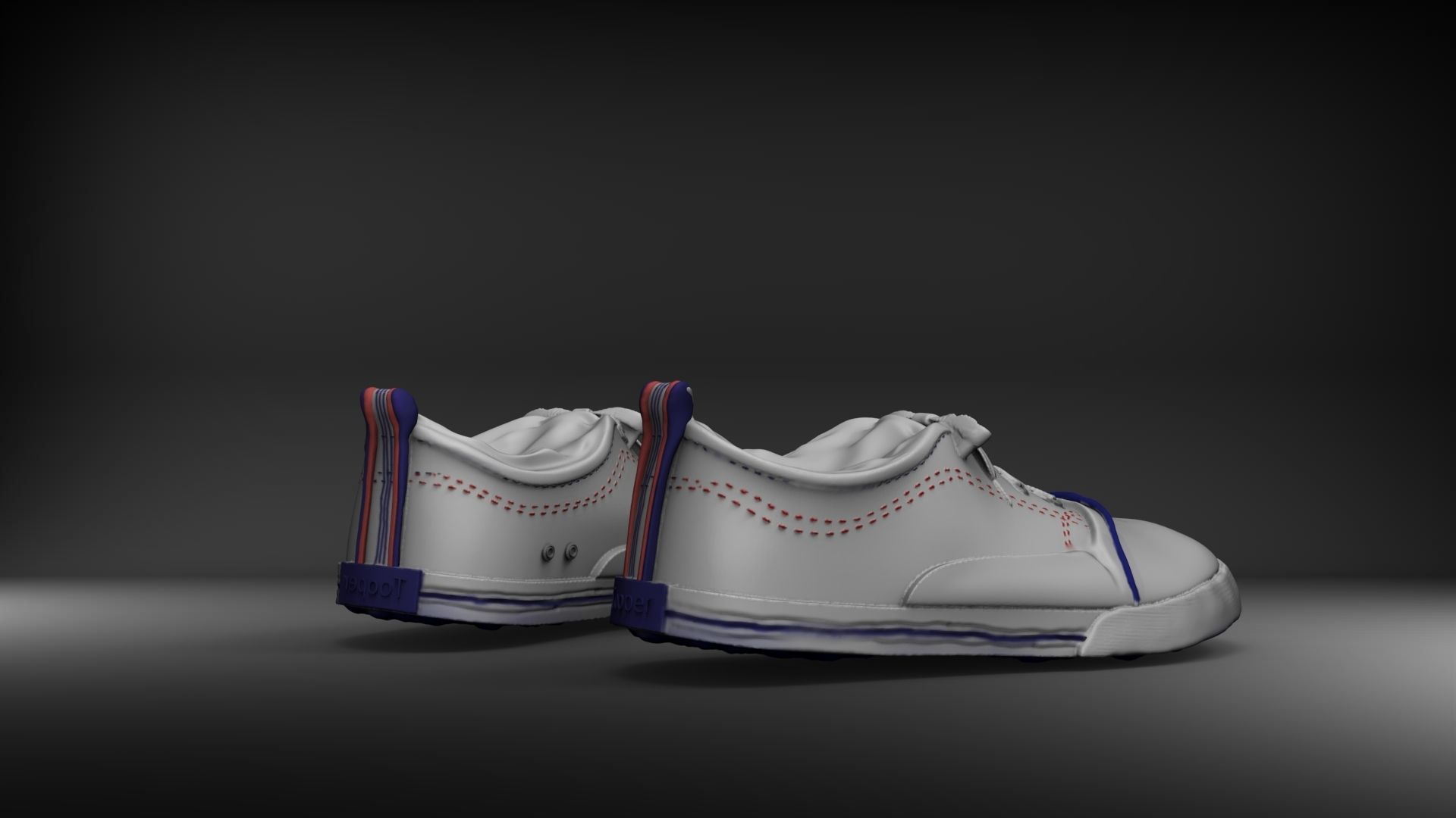 Topper canvas sneakers- Print Model 3D 3D print model_5