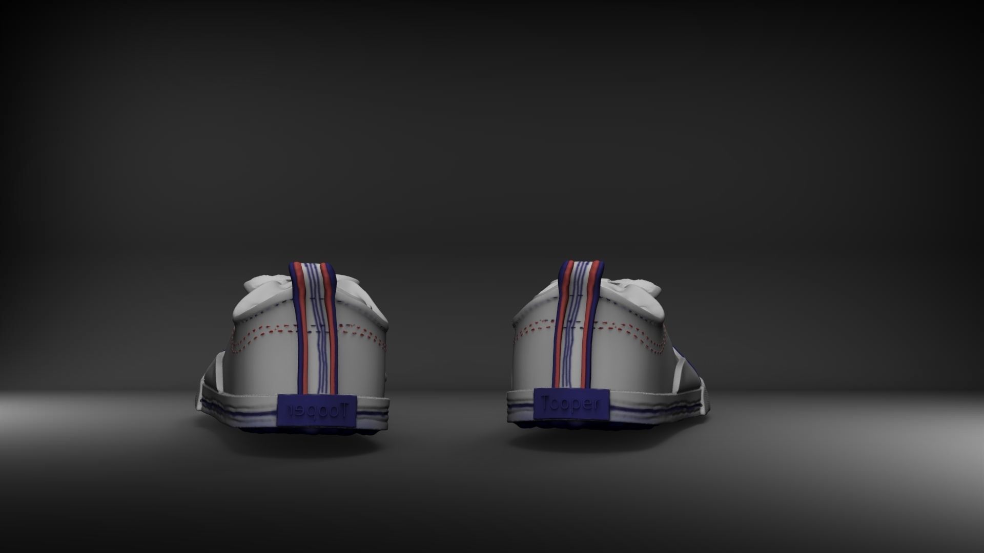 Topper canvas sneakers- Print Model 3D 3D print model_6