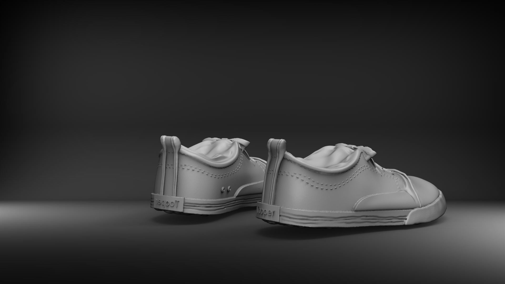 Topper canvas sneakers- Print Model 3D 3D print model_14
