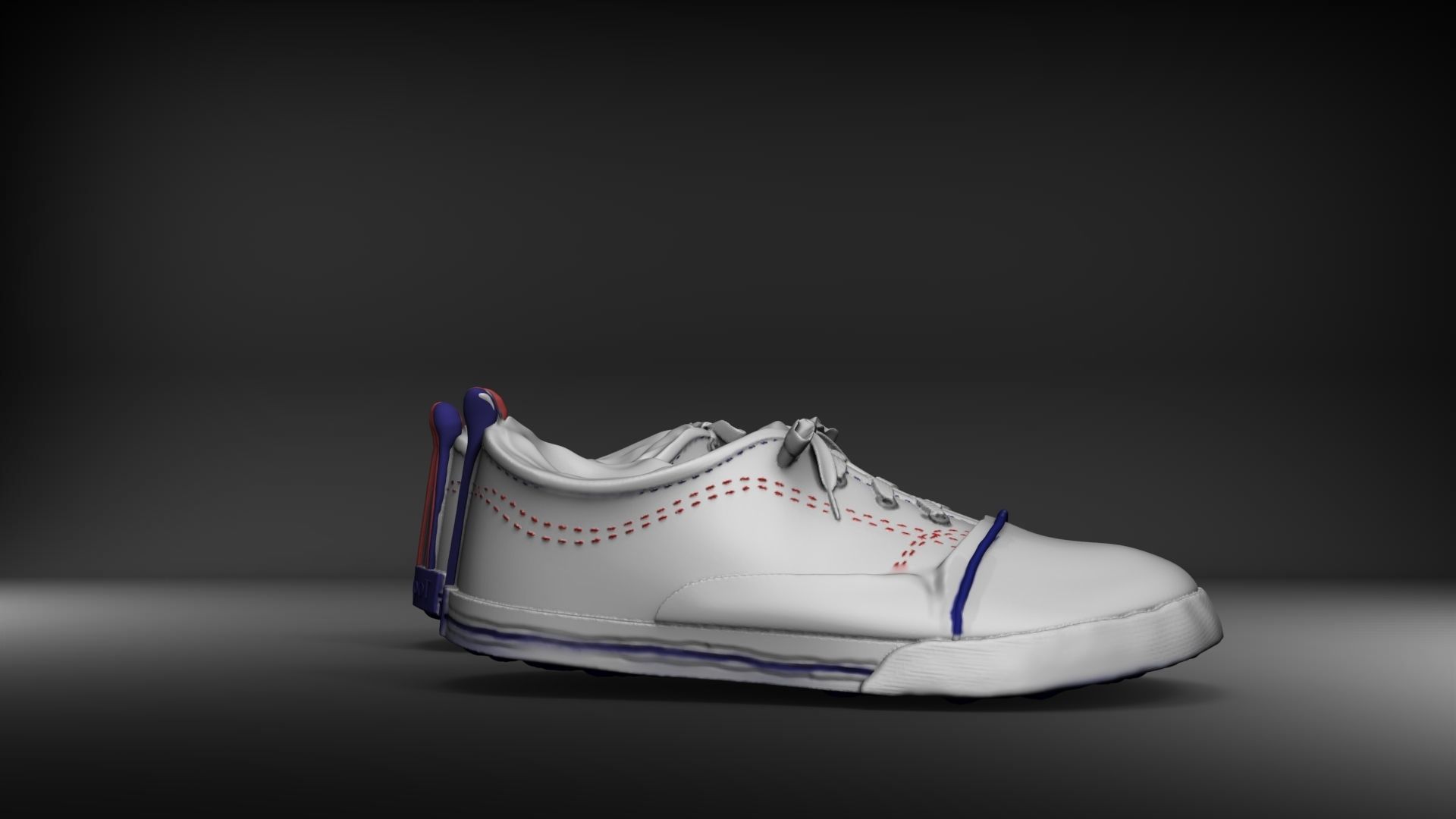 Topper canvas sneakers- Print Model 3D 3D print model_4