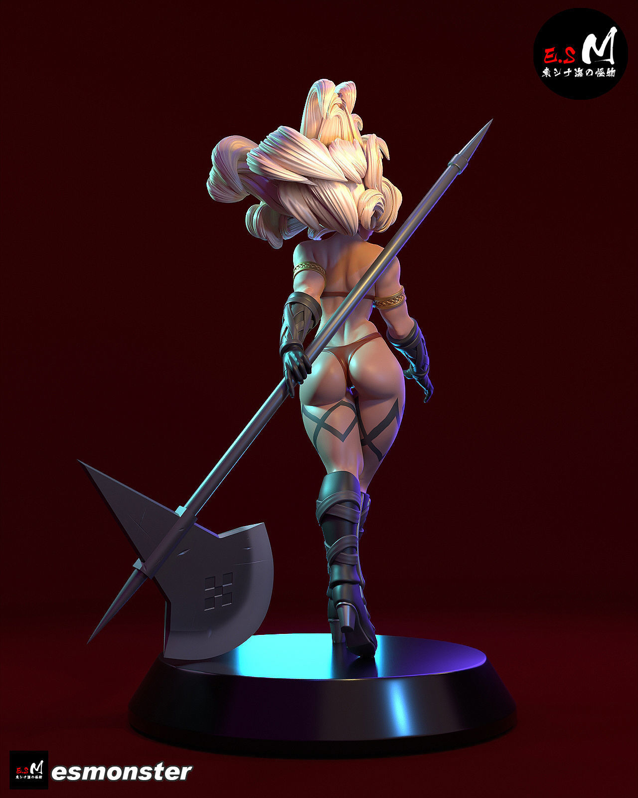 Amazon Dragon Crown 3D print model_14