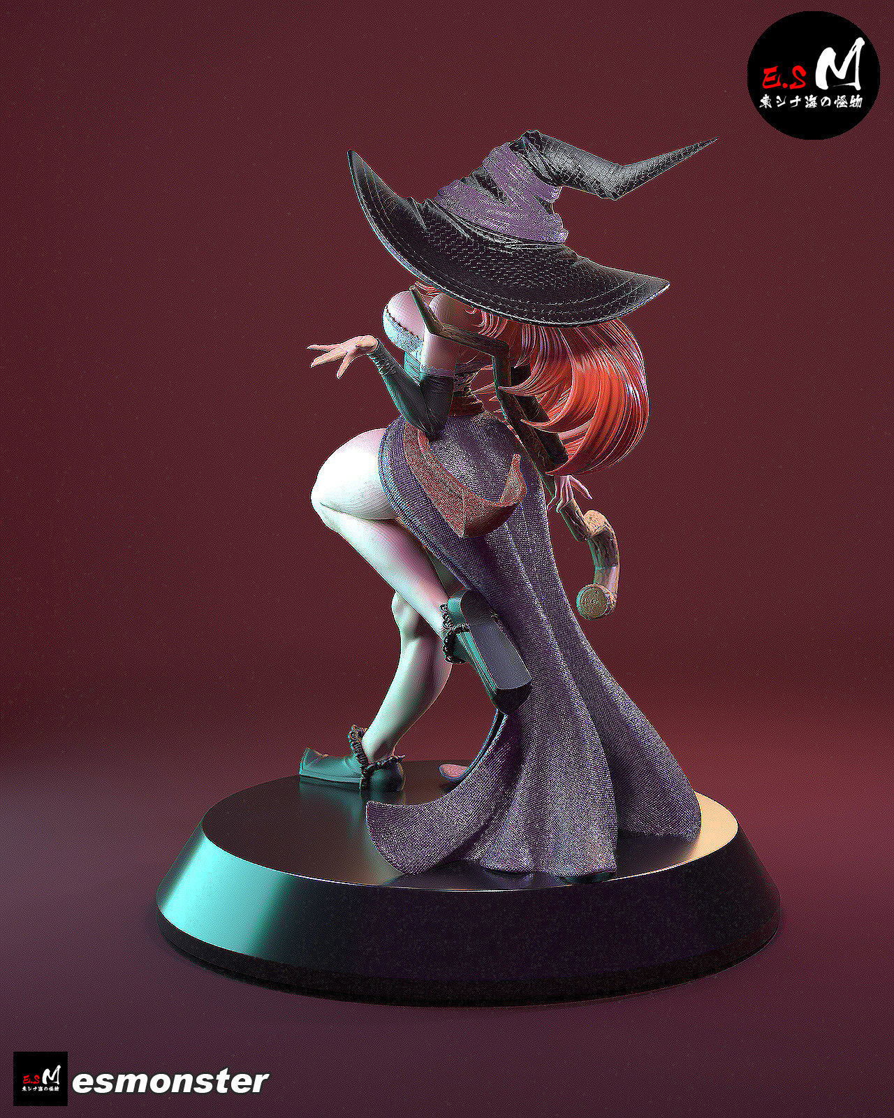 Sorceress Amazon Dragon Crown 3D print model_8
