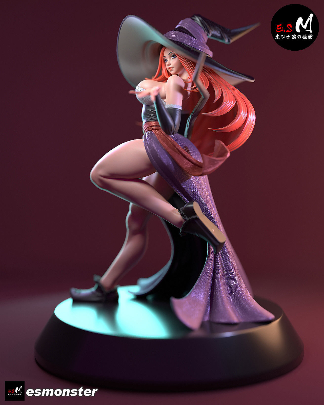Sorceress Amazon Dragon Crown 3D print model_11