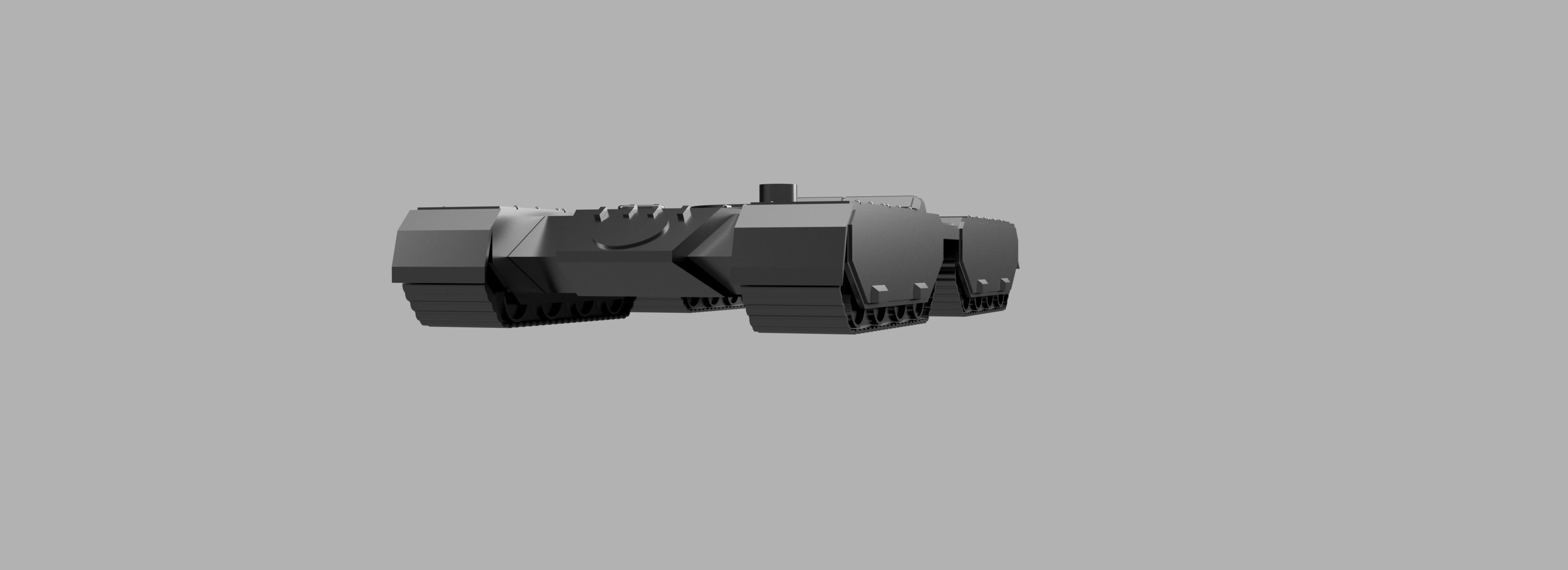 Mammoth Tank Command and Conquer Remastered Battle Tank 3D print model_2