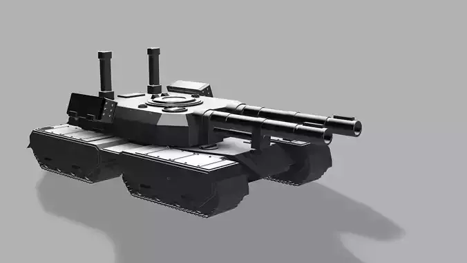 Mammoth Tank Command and Conquer Remastered Battle Tank 3D print model