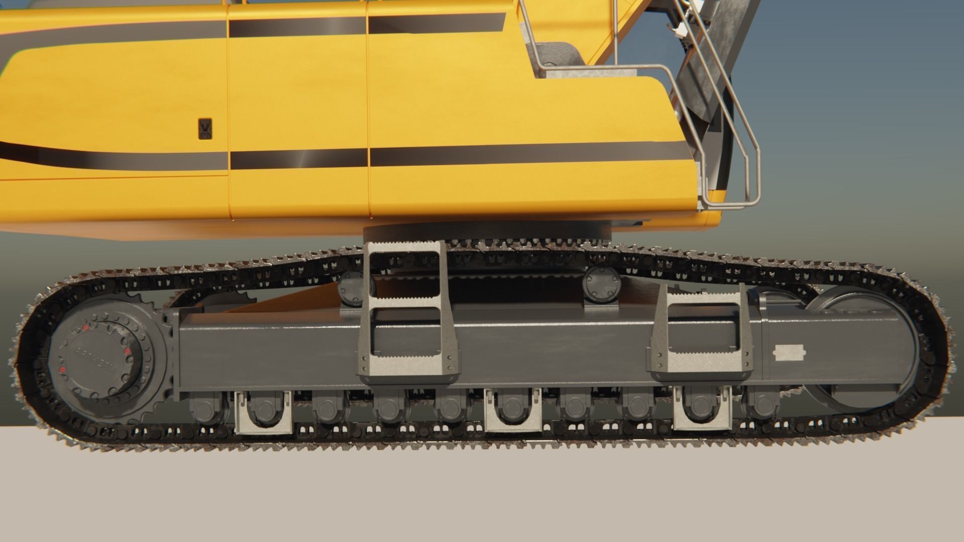 Excavator  3D model_5