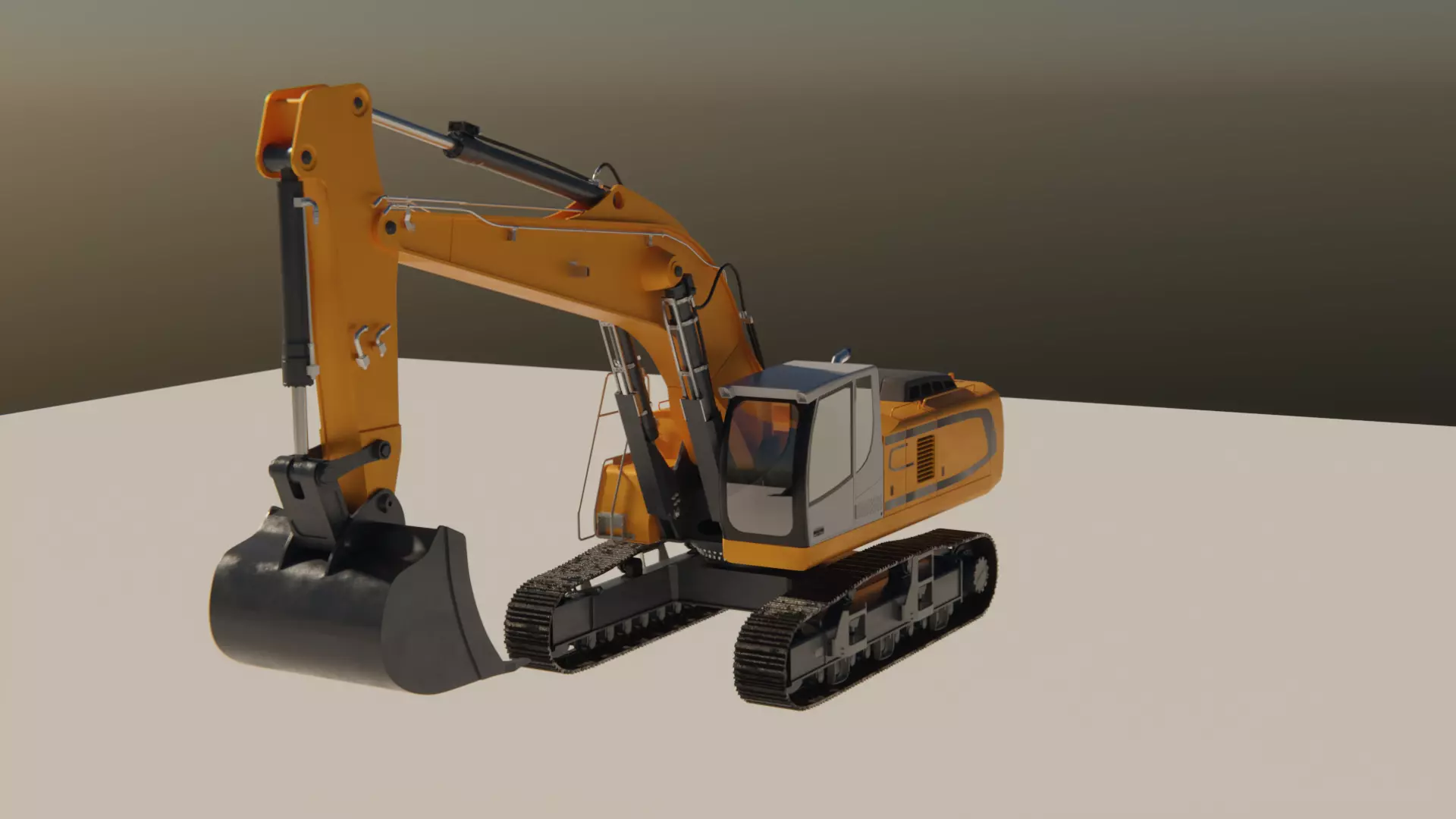 Excavator  3D model_0