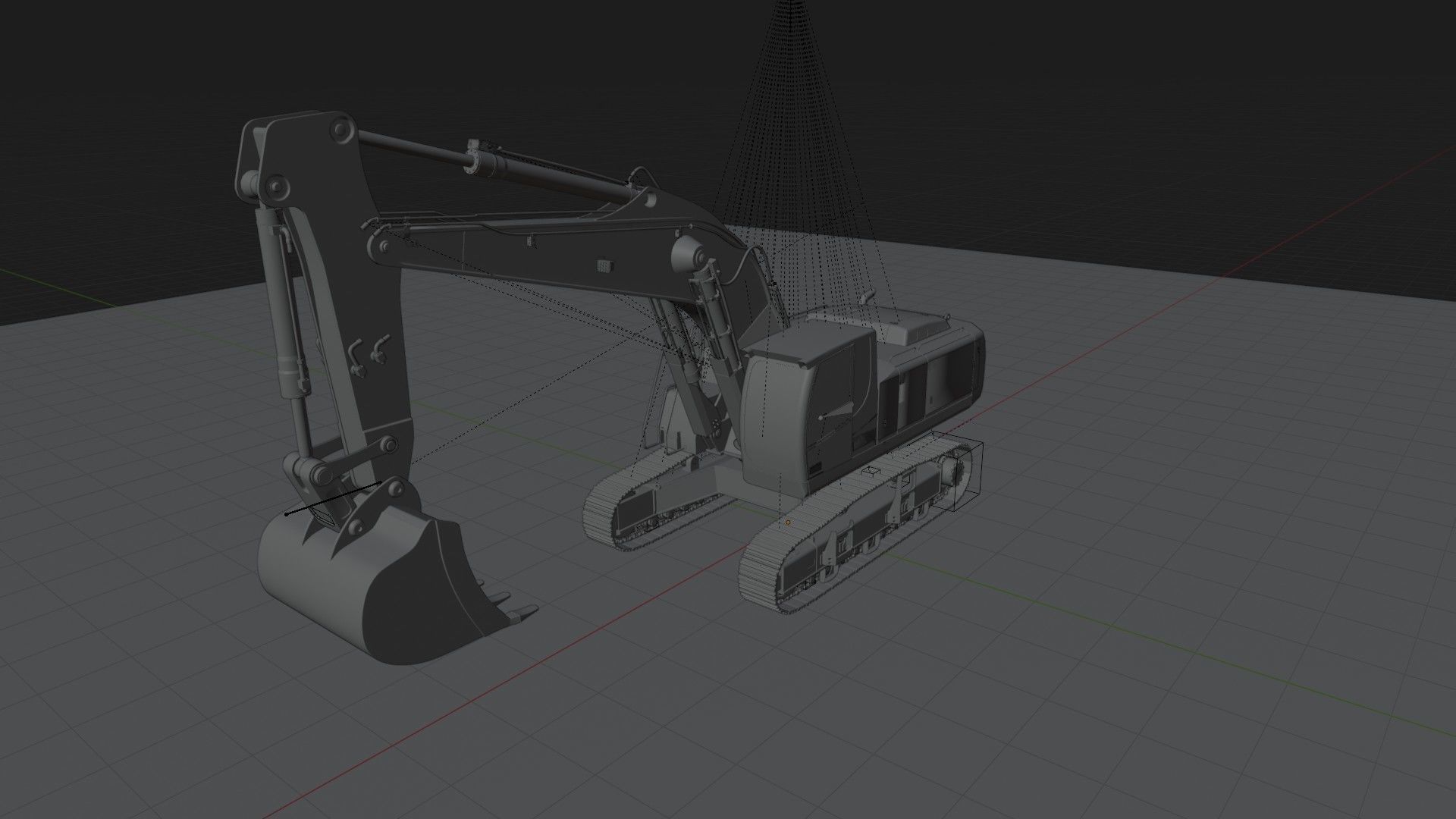 Excavator  3D model_6
