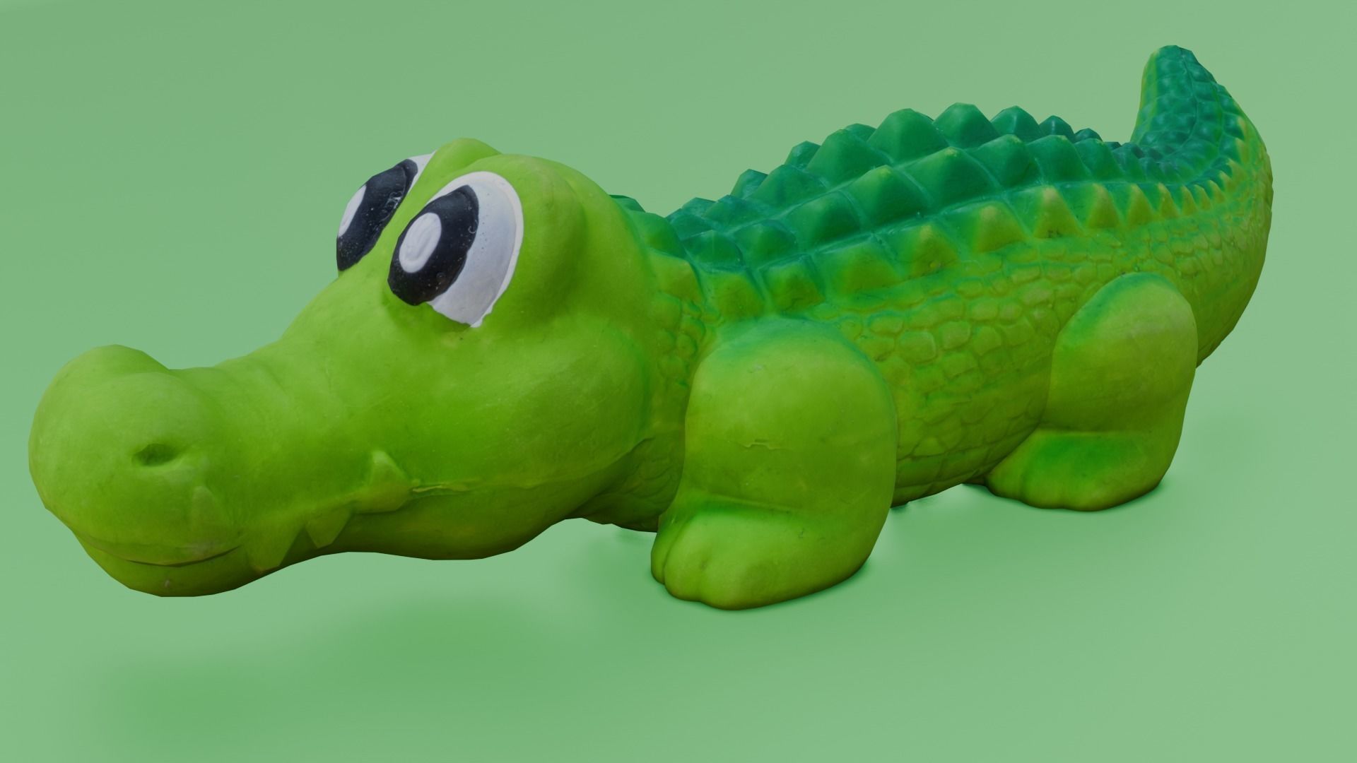 Toy Crocodile 3D Model Low-poly 3D model_1