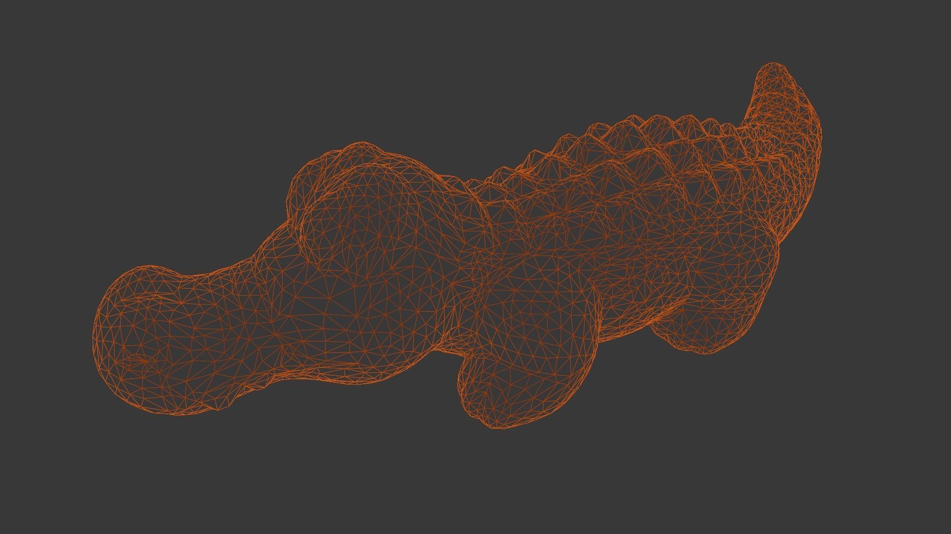 Toy Crocodile 3D Model Low-poly 3D model_8