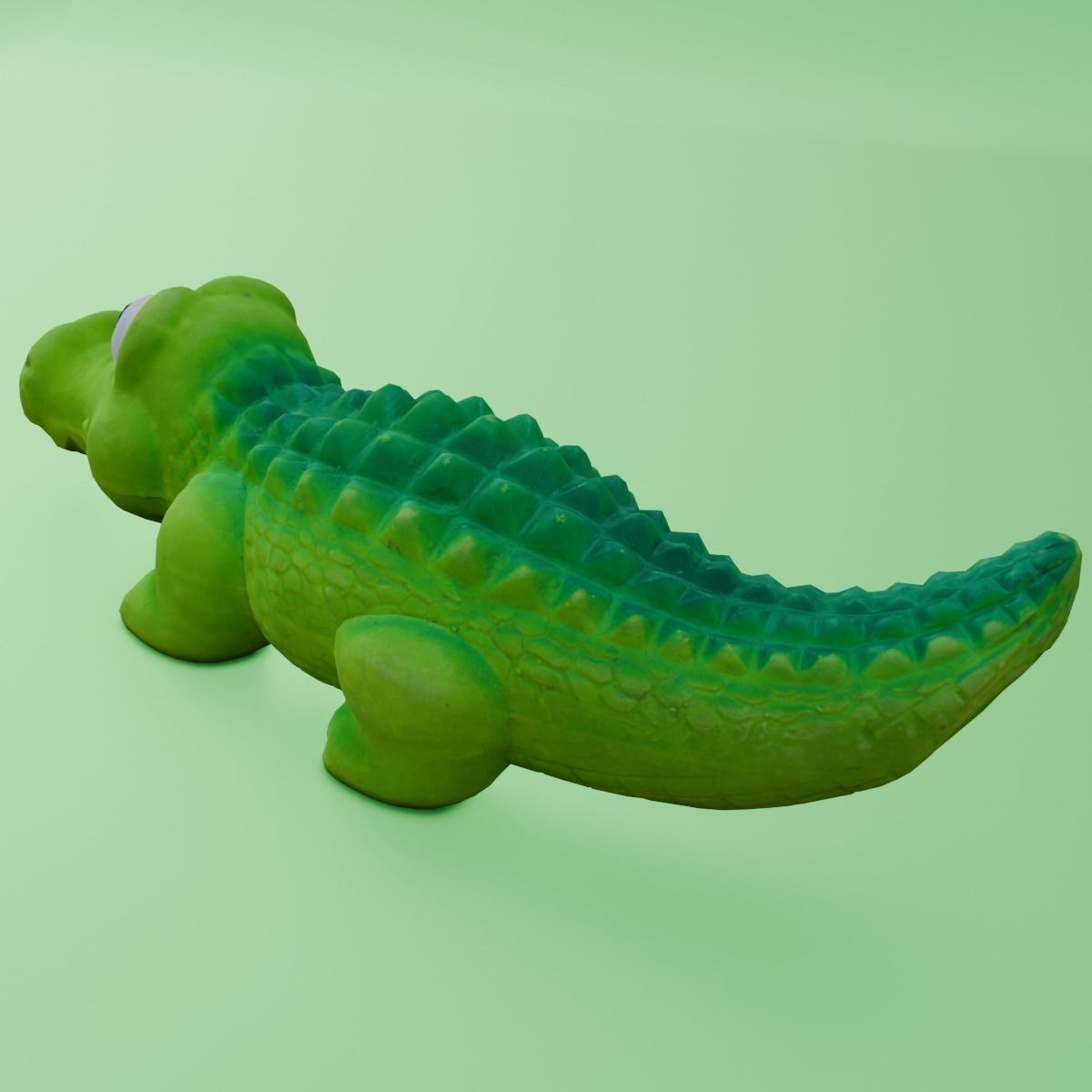 Toy Crocodile 3D Model Low-poly 3D model_4