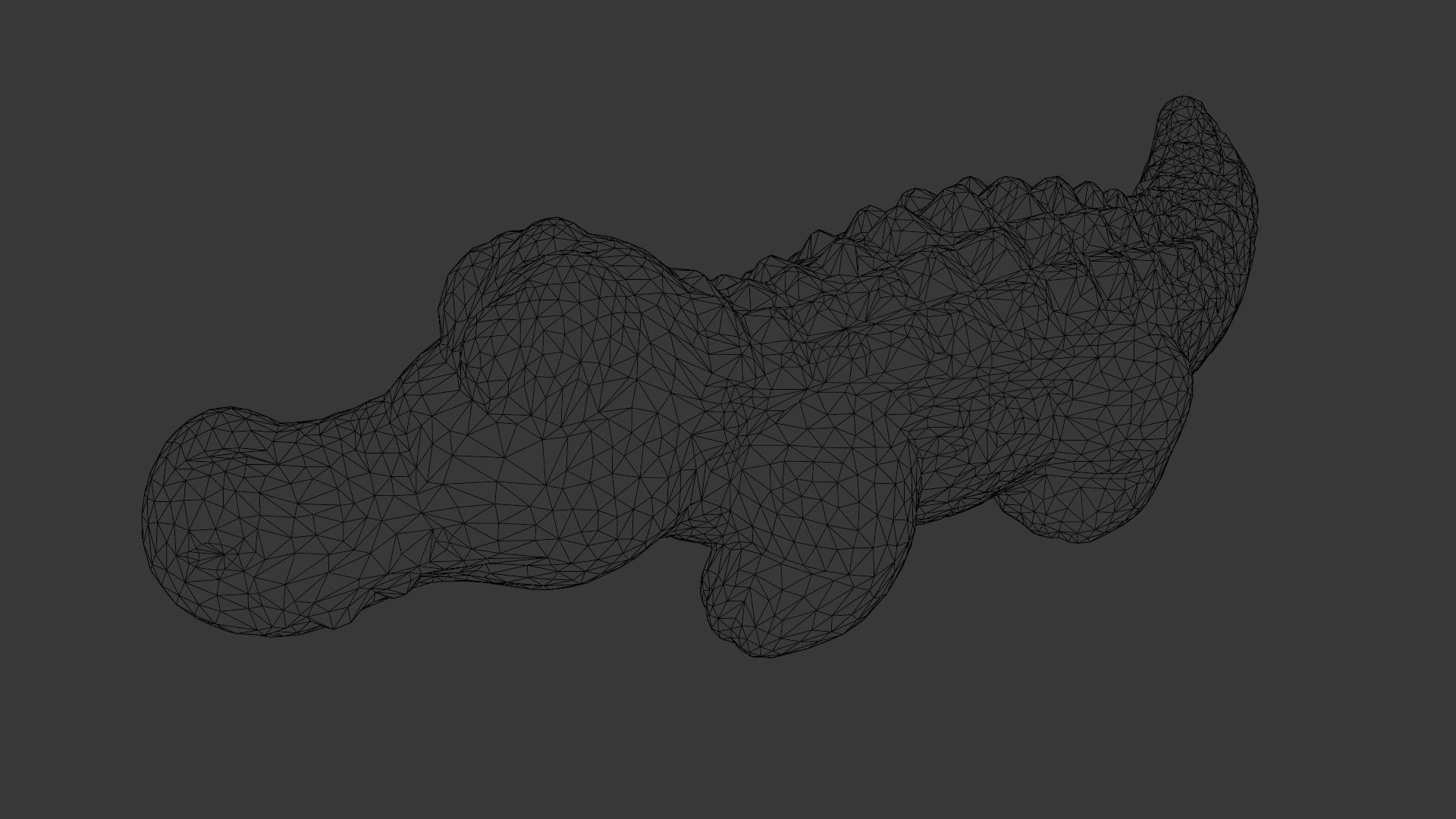 Toy Crocodile 3D Model Low-poly 3D model_7