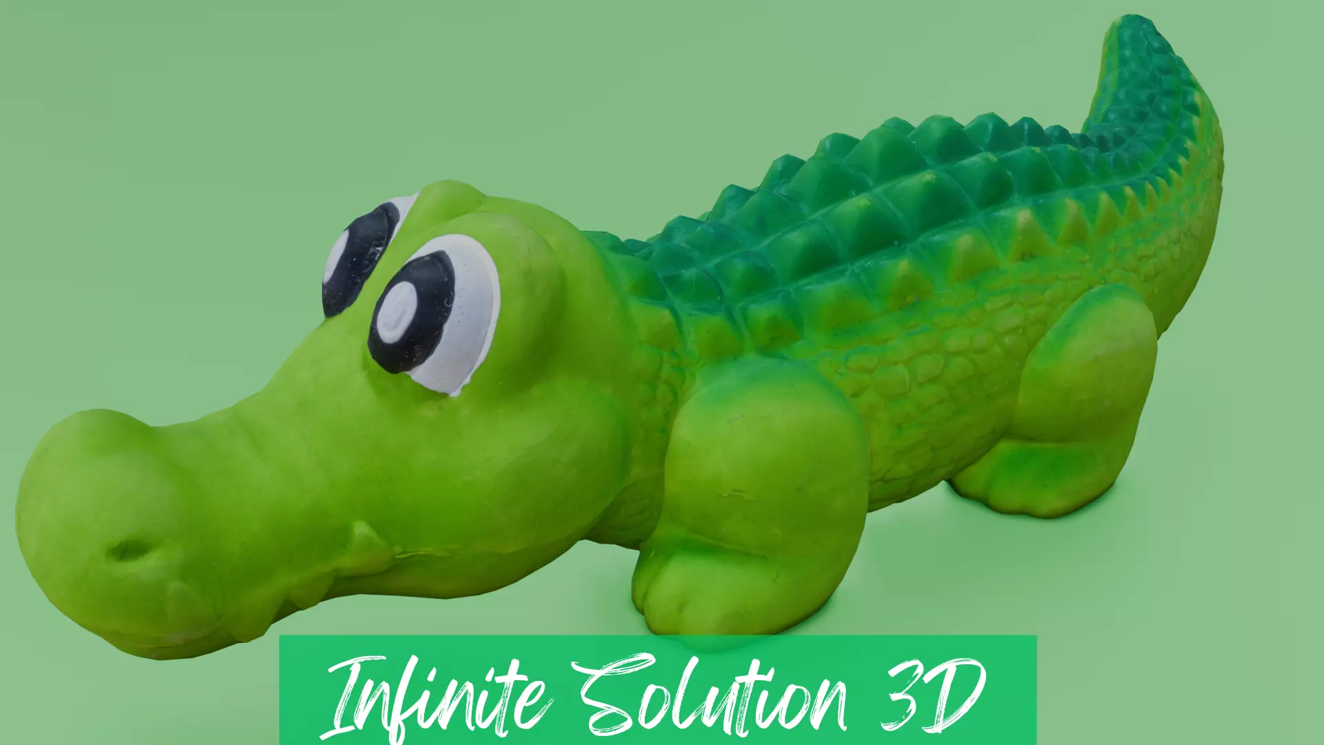 Toy Crocodile 3D Model Low-poly 3D model_0