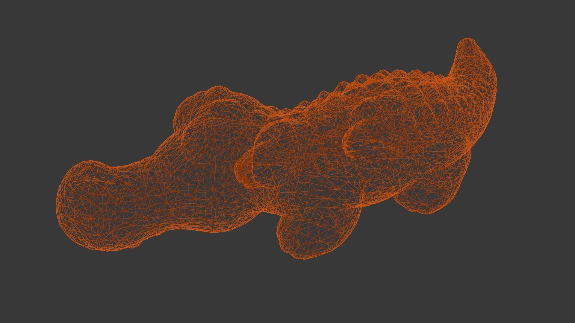 Toy Crocodile 3D Model Low-poly 3D model_10