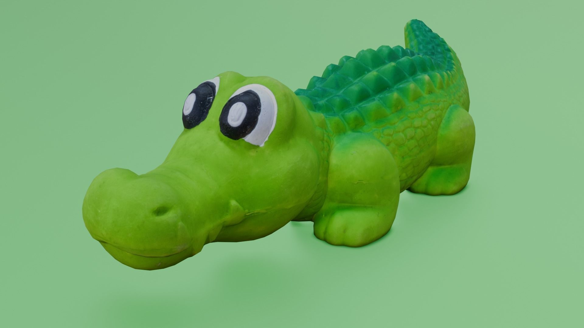 Toy Crocodile 3D Model Low-poly 3D model_2