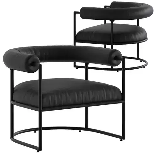 Coco Republic Verbier Leather Chair