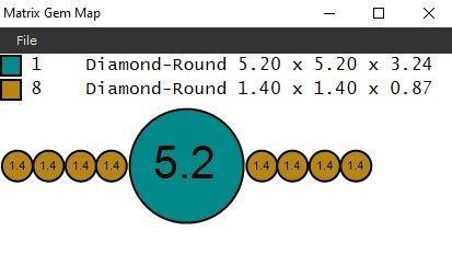 Diamond Engagement Ring with sidestones 3D print model_1