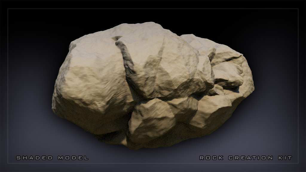 Rock Model realistic hi-poly 3D model_2